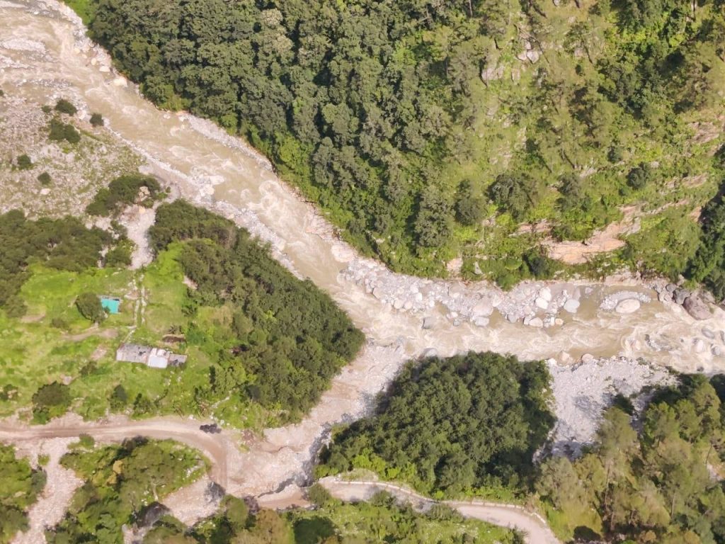 PUSHKAR DHAMI UTTARKASHI AERIAL SURVEY