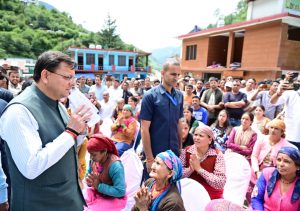 CM DHAMI VISIT SYANACHATTI