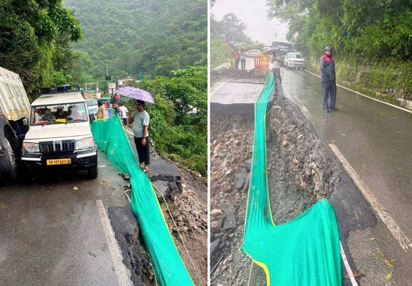 Mussoorie Dehradun road