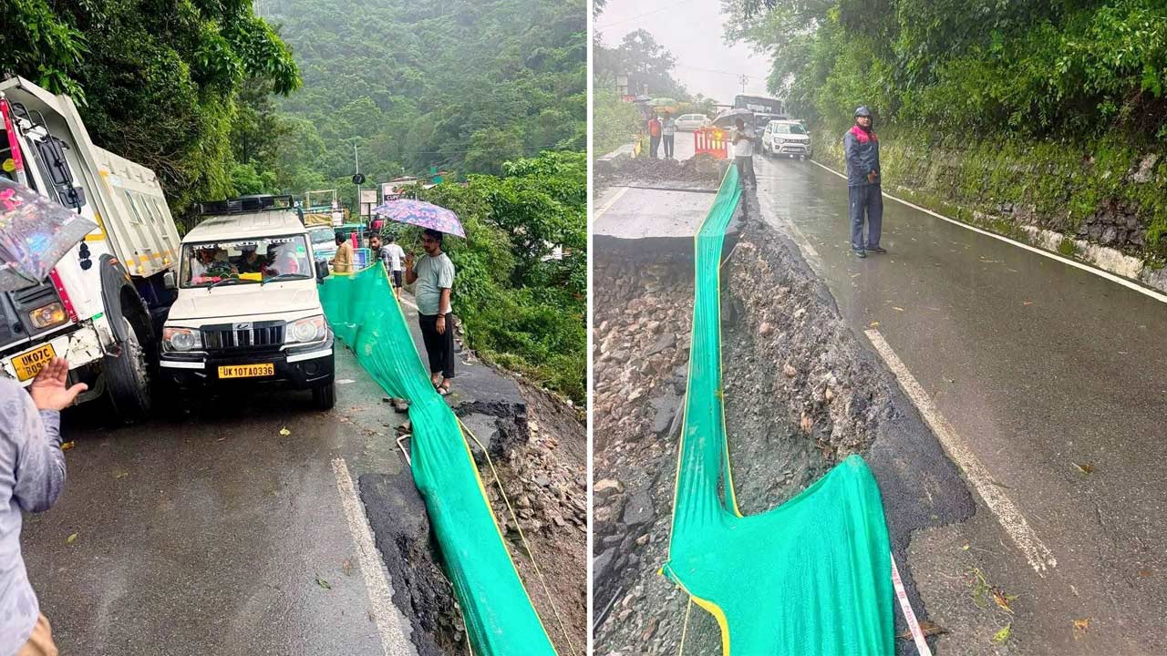 Mussoorie Dehradun road