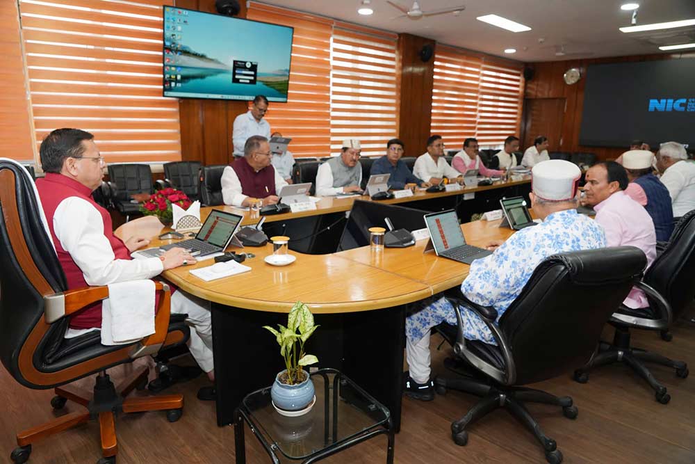 CM Pushkar Singh Dhami at the State Cabinet Meeting