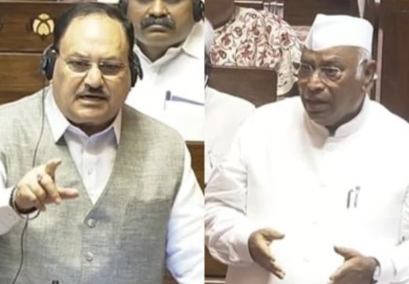 Mallikarjun Kharge JP Nadda