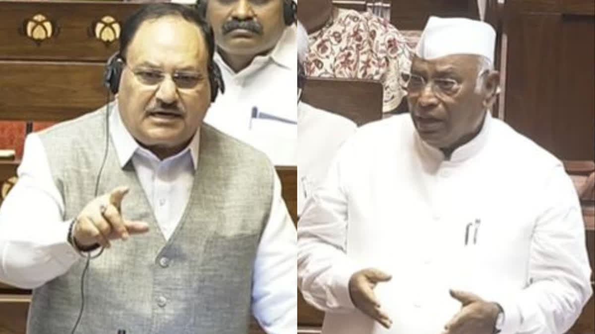Mallikarjun Kharge JP Nadda